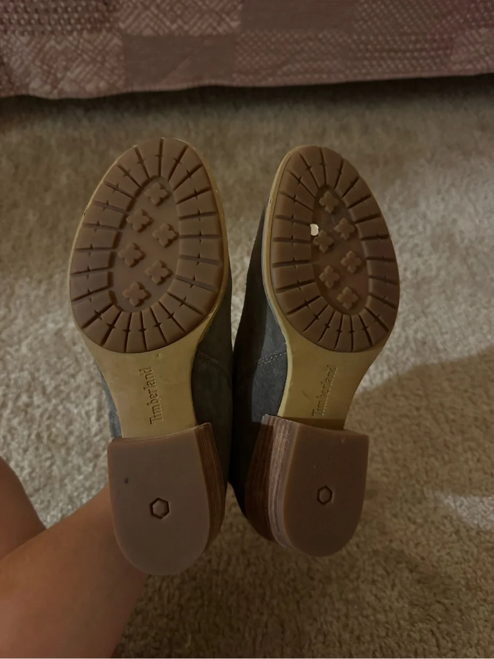 Timberland Women's Taupe Suede Chelsea Booties